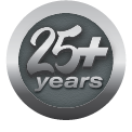 Alpha Dog 25 Plus Years Experience Badge